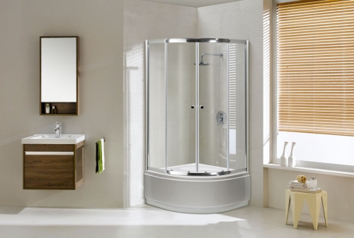 Niagara Wellness Alor 90x90 negyedköríves zuhanykabin Diper I magasított zuhanytálcával
