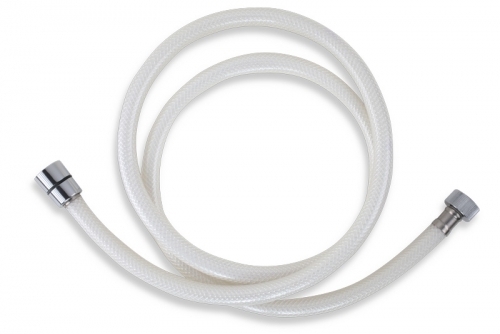 Novaservis műanyag zuhanycső, fehér PVC/150,11