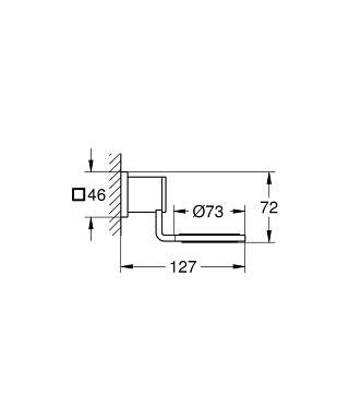 Grohe Allure tartókonzol 40278 000 (40278000)