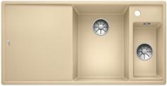 BLANCO AXIA III XL 6 S Silgranit mosogató jobboldali főmedencével fa vágódeszkával, pezsgő 522143