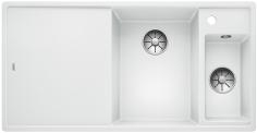 BLANCO AXIA III XL 6 S Silgranit mosogató jobboldali főmedencével üveg vágólappal, fehér 522151