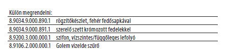 Jika Golem leszívó-rendszerű vizelde felső bekötésű H8430610000001 (8.4306.1.000.000.1)