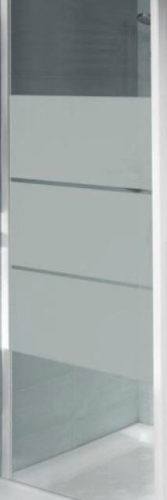 Jika Lyra Plus 90 cm-es zuhanyajtó, csíkos üveg H2563820006651 (2.5638.2.000.665.1)