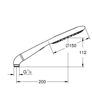 Grohe Rainshower Icon 150 kézizuhany 27283 000 (27283000)