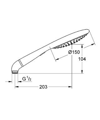 Grohe Rainshower Solo kézizuhany 27272 000 (27272000)