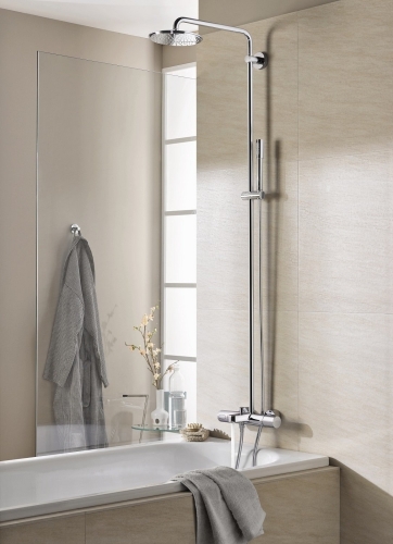 Grohe Rainshower System 210 zuhanyrendszer termosztátos kádtöltős csapteleppel 27641 000 (27641000)
