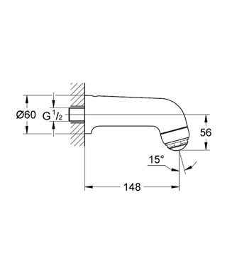 Grohe Relexa Sport fejzuhany, 1/2