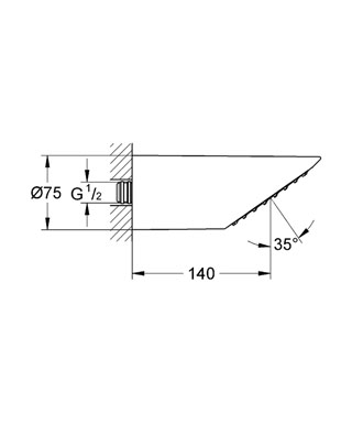 Grohe Sena fejzuhany 28308 000 (28308000)