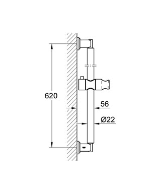 Grohe Sena zuhanyrúd 28580 000 (28580000)
