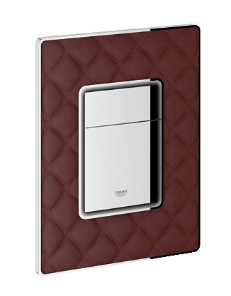 Grohe Skate Cosmopolitan nyomólap, bőr/tanin piros 38913 XM0 (38913XM0)