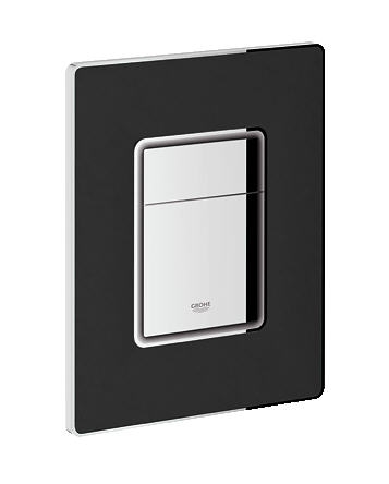 Grohe Skate Cosmopolitan nyomólap, bőr/fekete 38914 XN0 (38914XN0)