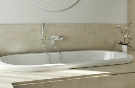 Grohe Ondus Veris egykaros kádtöltő csaptelep zuhanyszettel 32196 000 (32196000)