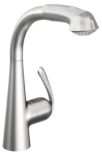 Grohe Zedra egykaros mosogató csaptelep, rozsdamentes 32553 SD0 (32553SD0)