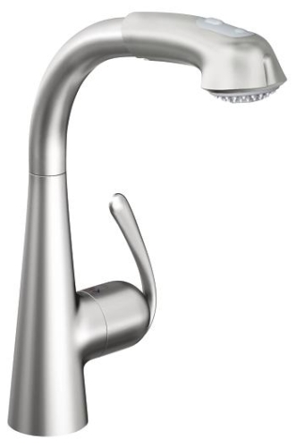 Grohe Zedra egykaros mosogató csaptelep, rozsdamentes 32553 SD0 (32553SD0)
