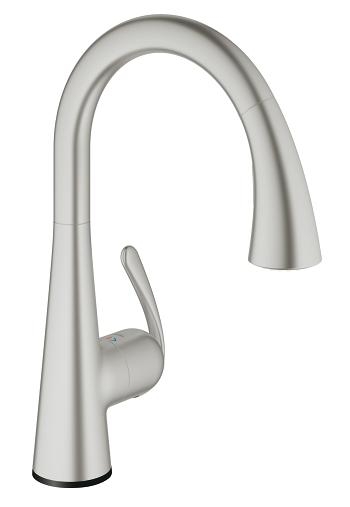 Grohe Zedra Touch egykaros mosogató csaptelep, supersteel 30219 DC1 (30219DC1)