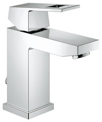 Grohe Eurocube egykaros mosdócsaptelep S-méret, cold start, behúzható lánccal 23391 00E (2339100E)