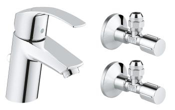 Grohe Eurosmart egykaros mosdócsaptelep sarokszekeppel 23588 000 (23588000)
