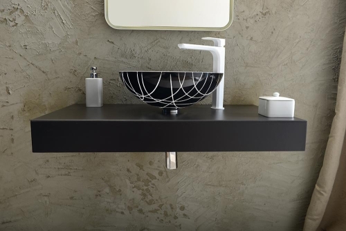 Sapho Murano Linea 40x14 cm üvegmosdó AL5318-13