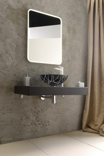 Sapho Murano Linea 40x14 cm üvegmosdó AL5318-13