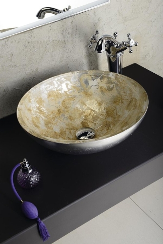 Sapho Murano ANIMA 40x14 cm üvegmosdó AL5318-41