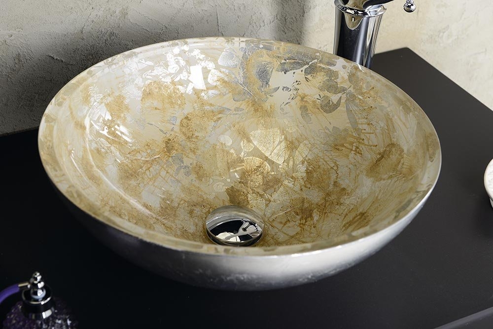 Sapho Murano ANIMA 40x14 cm üvegmosdó AL5318-41