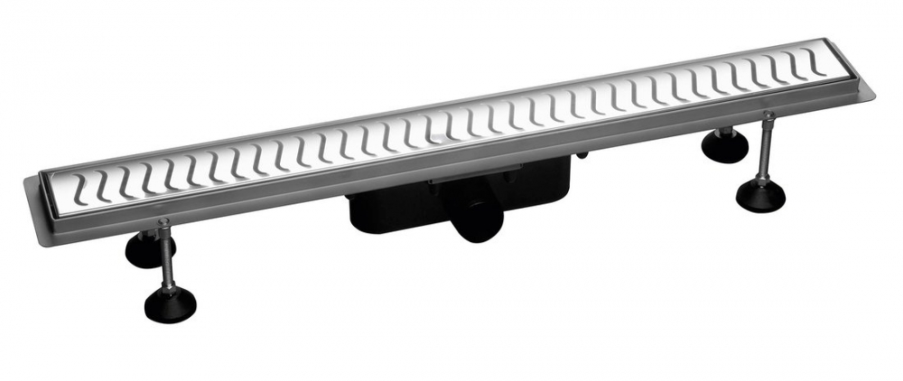 Sapho Flue inox zuhanyfolyóka ráccsal, 630 mm 74576