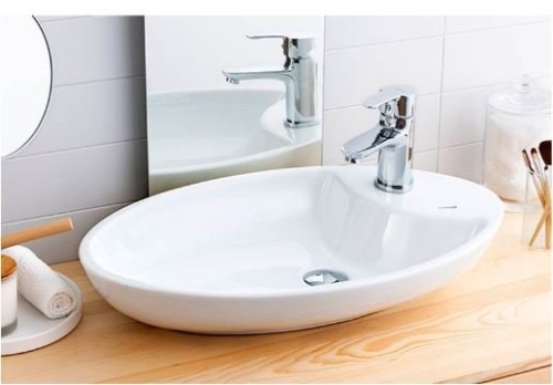 Sapho MINIMAL ovális mosdó 64,5x40,5x12 cm (MN065)