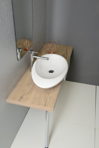 Sapho GOCCE 74x42 cm pultra szerelhető mosdó 3074