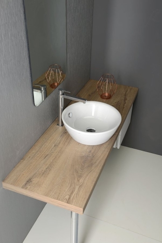 Sapho GSI SAND Ø 40 cm pultra szerelhető mosdó 902811