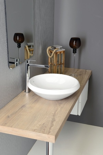 Sapho MINIMAL Ø 45 cm pultra szerelhető mosdó MN045