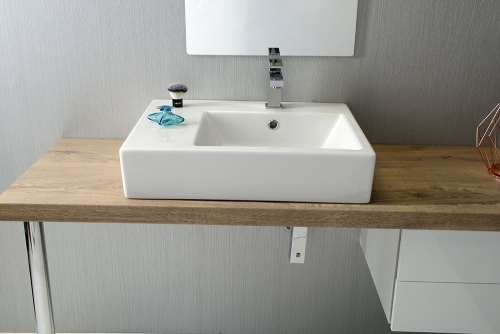 Sapho GSI KUBE 60x47 cm pultra szerelhető mosdó 8939111