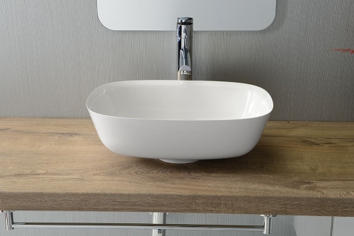 Sapho REIKO 46x32 cm pultra szerelhető mosdó RE460
