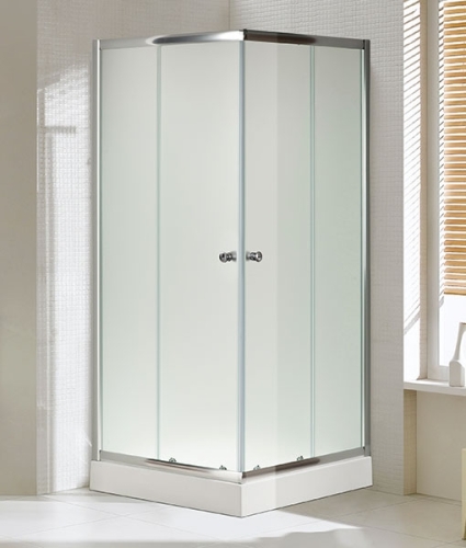N-Smart Ambon Frost 80x80 cm-es szögletes zuhanykabin tálca nélkül NWZK-AMF8080