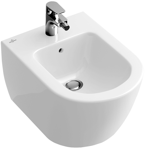 Villeroy & Boch Subway 2.0 fali bidé CeramicPlus bevonattal 5400 00 R1 (540000R1)