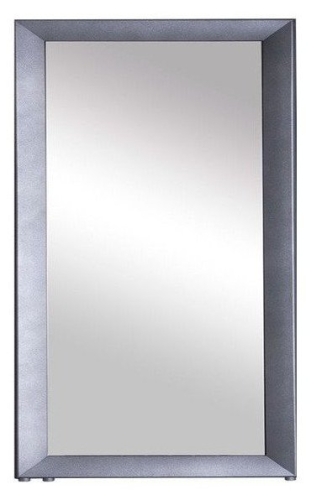 Sapho RAMA 595x944mm fürdőszobai radiátor tükörrel, 448 W, strukturált ezüst (RML-609S)