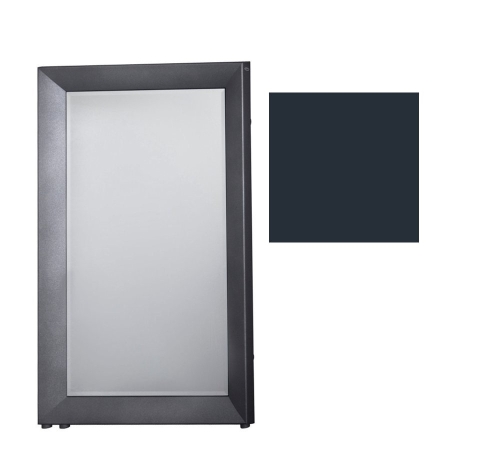 Sapho RAMA 595x944mm fürdőszobai radiátor tükörrel, 448 W, antracit (RML-609A)