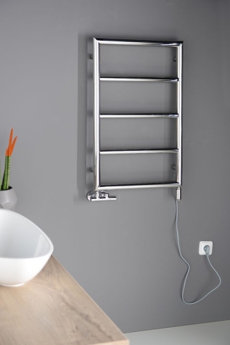 Sapho TRENDY 500x1200 mm fürdőszobai radiátor, polírozott inox (NR151)