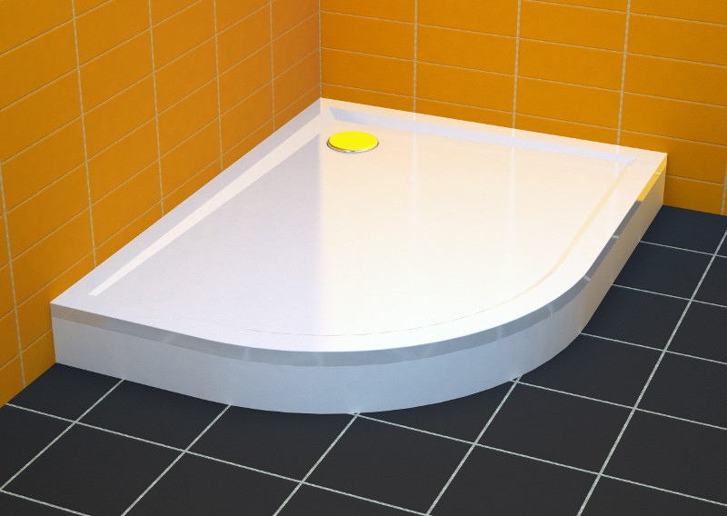 Arttec Előlap Stone 1280R,1290R íves aszimmetrikus zuhanytálcához, Méret: 80x120 cm