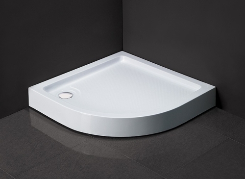 Leziter Udine Line íves akril zuhanytálca, Méret: 90x90 cm