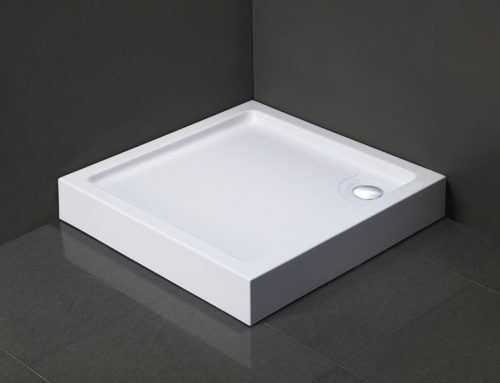 Leziter Udine Line szögletes akril zuhanytálca, Méret: 80x80 cm