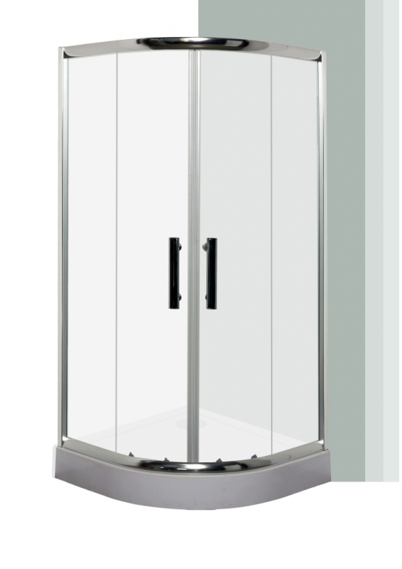 Leziter Spirit Matt íves zuhanykabin, Méret: 80x80 cm, Zuhanytálca: Zuhanytálca nélkül