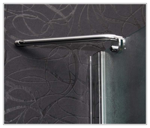 Arttec ELEGANT 90 EXCLUSIVE víztiszta üveggel, Zuhanytálca: Zuhanytálca nélkül