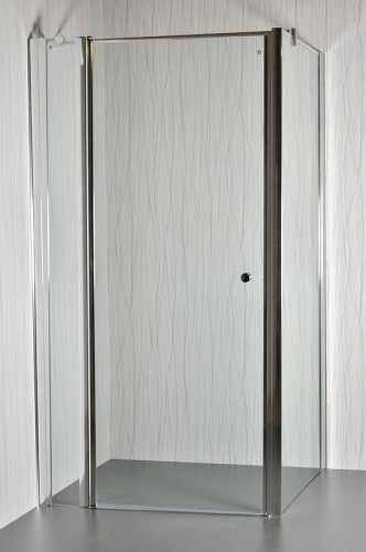 Arttec Moon Clear szögletes nyílóajtós zuhanykabin fix fallal, Méret: 106-111x88x195 cm