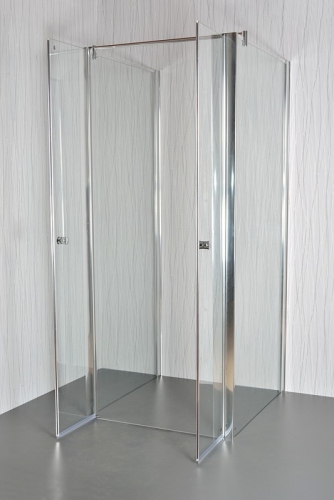 Arttec Saloon Clear falsíkra szerelhető szögletes nyílóajtós zuhanykabin, Méret: 90x86,5-88x195 cm