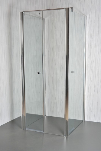 Arttec Saloon Clear falsíkra szerelhető szögletes nyílóajtós zuhanykabin, Méret: 80x86,5-88x195 cm