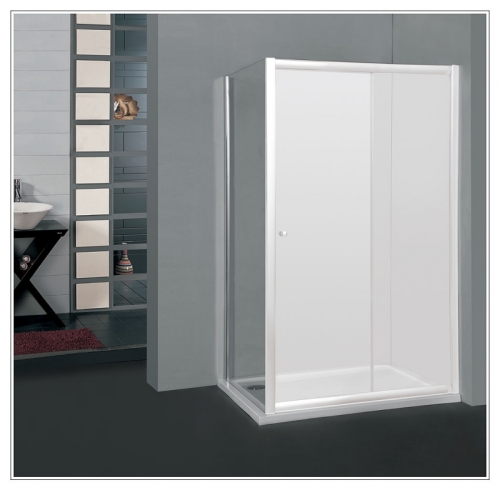 Arttec P-50 Clear zuhanyfal, króm, Zuhanyfal méret: 90x195 cm
