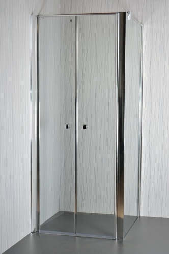 Arttec Saloon Clear szögletes nyílóajtós zuhanykabin, Méret: 75x86,5-88x195 cm