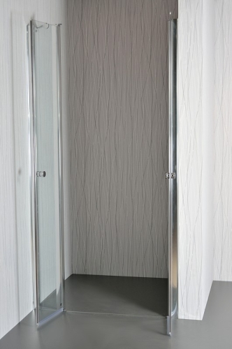 Arttec Saloon Clear zuhanyajtó fix fallal, Méret: 106-111x195 cm