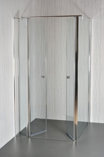 Arttec Saloon Clear nyilóajtós zuhanykabin fix fallal, Méret: 86-91x88x195 cm