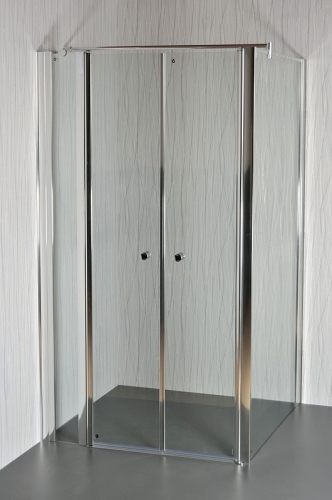 Arttec Saloon Clear nyilóajtós zuhanykabin fix fallal, Méret: 96-101x88x195 cm
